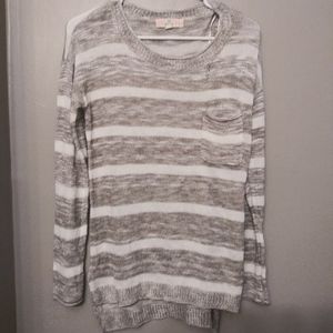 Large Pink Republic White/Grey Sweater